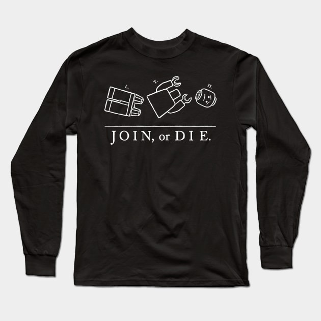 Join Bricks or Die Long Sleeve T-Shirt by LiRoVi